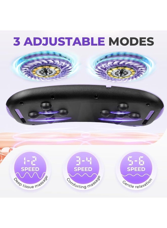 Bukela Slimming Belt, Abdominal Massager Portable Weight Loss Machine with 3 Vibration Massage Modes, Heating, Improve Blood Flow,Heating Pad for Back Pain - Image 2